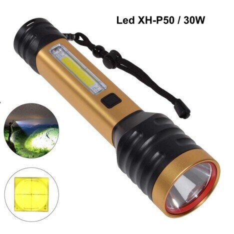 LANTERNA 30W LED CREE XH-P50 + COB